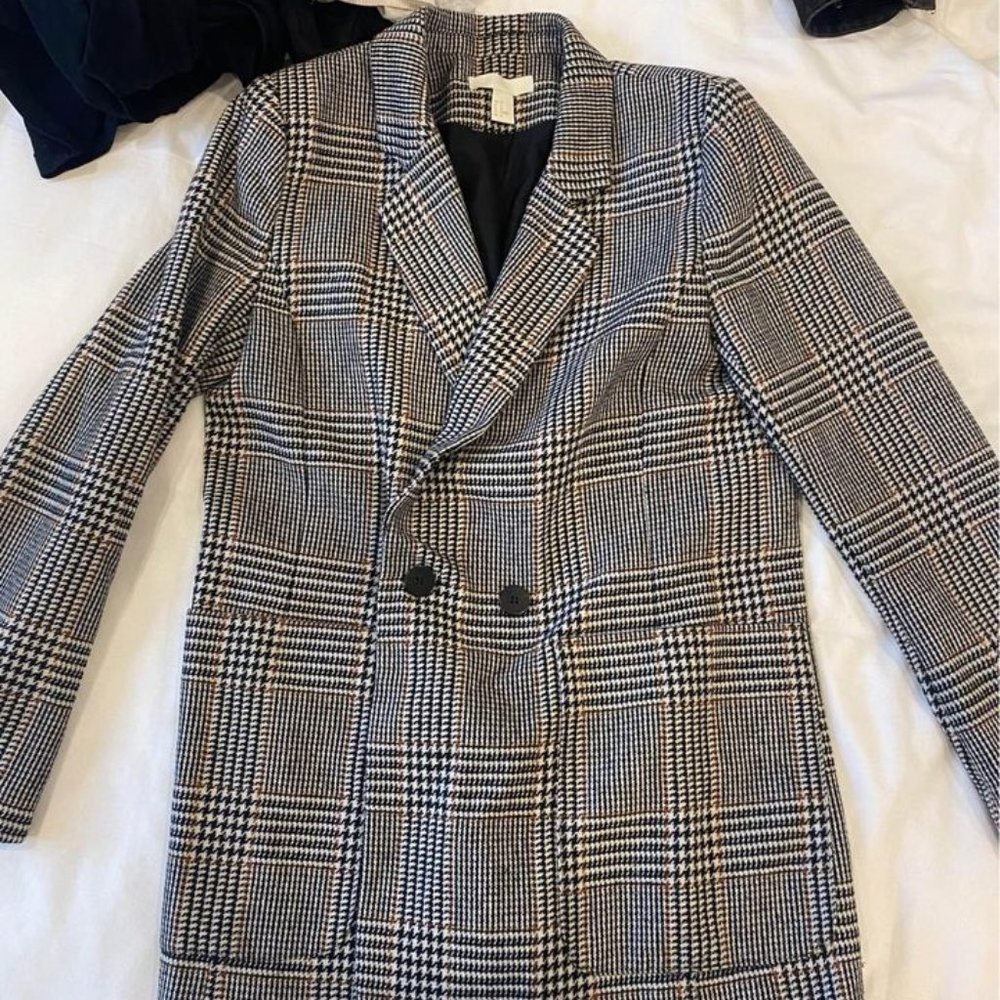 H&M Houndstooth Blazer